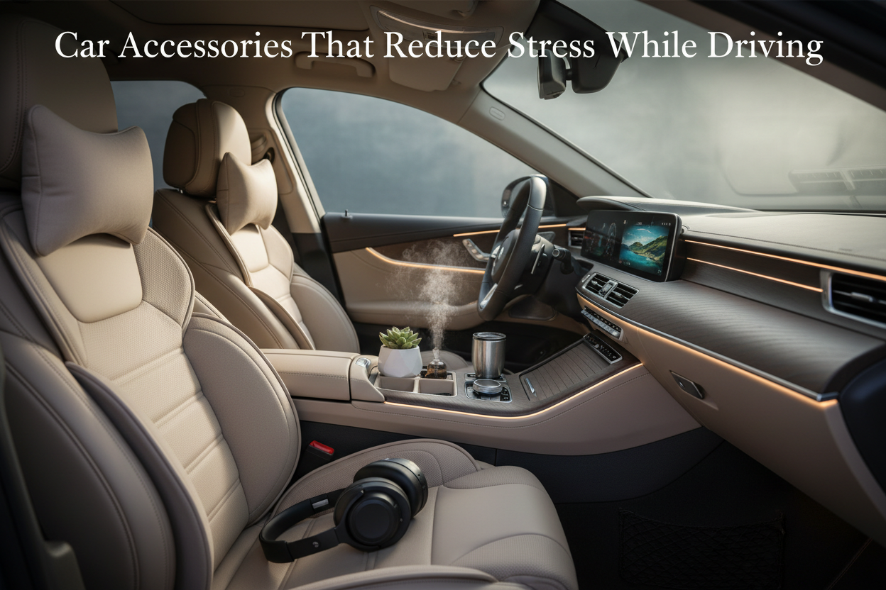 Car Accessories That Reduce Stress While Driving