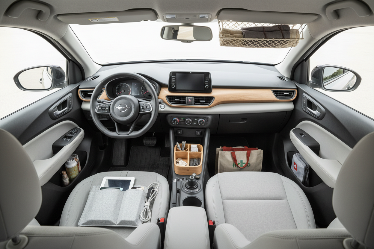 Car Accessories for Small Cars (Space Saving Tips)