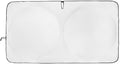 kinder Fluff Windshield Sunshade for RV Class-A | Reflective Patented Sun Protection - Certified 99% UVR Block | Foldable Sun Cover | Automotive Sun Shades for Your Motorhome, Truck, Bus |Size 98"x46"