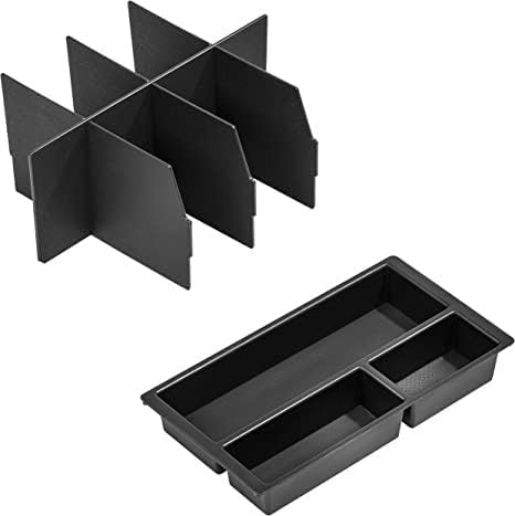 Vehicle OCD - Center Console Divider and Tray Organizer for Chevy Suburban/Tahoe/GMC Yukon/XL (Full Console w/Bucket Seats ONLY) (2015-2020) - Made in USA - SLX507