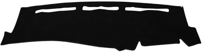 Dashboard Cover Mat Compatible with 1999-2006 Chevy Silverado/GMC Sierra,2000-2006 GMC Yukon XL/Chevy Tahoe Suburban Avalanche Dash Cover Mat Carpet Premium,Black