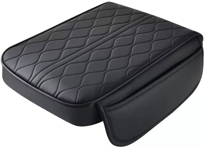 1 Pack Car Center Console Cover Custom Fit for 2010-2025 Toyota 4Runner 4-Runner 5th Gen SUV, Leather Memory Foam Armrest Cushion Protector, Anti-Scratch Durable Armrest Pad,Black
