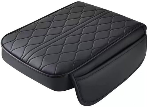 1 Pack Car Center Console Cover Custom Fit for 2010-2025 Toyota 4Runner 4-Runner 5th Gen SUV, Leather Memory Foam Armrest Cushion Protector, Anti-Scratch Durable Armrest Pad,Black