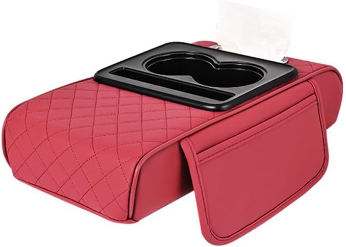 Car Armrests Covers for Audi A6 1995–2025, Center Console Cover Armrest Cushion Middle Console Protector Armrest Mat Interior Accessories,C