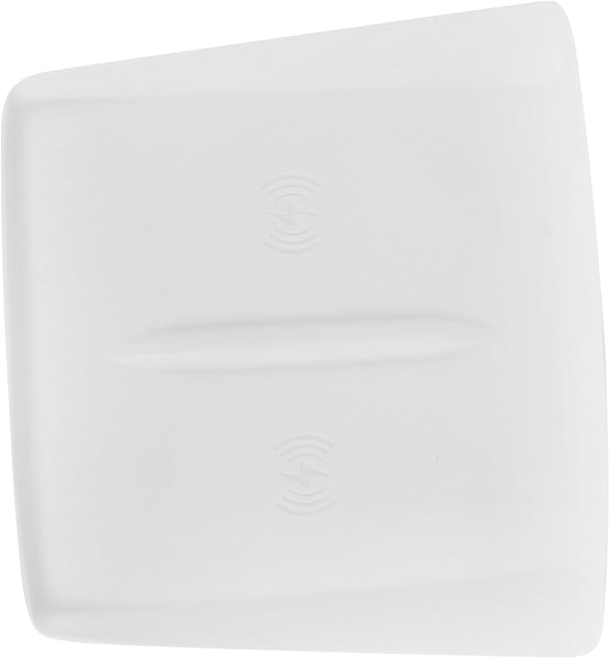 Mikikit Charging Pad Compatible Non- Console Charger Mobile Phone Holder Car Interior Accessory White