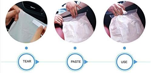 30Pcs Car Garbage Bag Waterproof Leakproof Disposable Auto Trash Can Bag for Litter Large Capacity Leak-Proof Portable Convenient (Pack of 2)