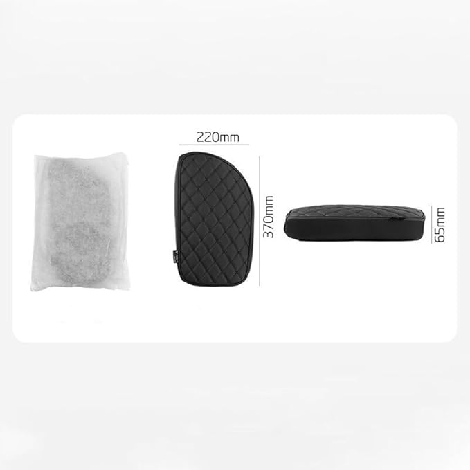 Cnaurda Memory Foam Center Console Cover Cushion Pad Car Armrest Arm Rest Cover Cushion Compatible with Genesis GV70 2022-2024 Accessories (Black)