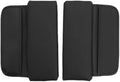 Car Center Console Armrest Cushion, Leather Armrest Box Pad, Split Pad Compatible with Genesis Coupe G70 G80 G90 GV60 GV70 GV80 EV BH GV90, Car Interior Accessories(Black)