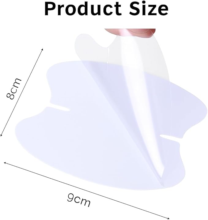 10PCS Clear Car Door Handle Protector Film, TPU Anti-Scratch Handle Cup Guards, Waterproof Paint Protection for Most Vehicles