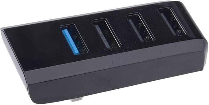 beler 4-in-1 Multi Port Glove Box USB Hub Flash Drive Docking Station Charger Fit for Tesla Model 3 Y 2021-2024