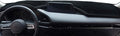 Beerte Black Car Dashboard Center Console Cover Fit for Mazda 3 Sedan&Hatchback 2019 2020 2021 Protector Sunshield Cover Dash Mat Pad (Flannel)