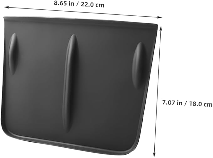 Center Console Skid Charger Mat Non- Silicone Charging Pad for Easy Installation Secure Grip Black