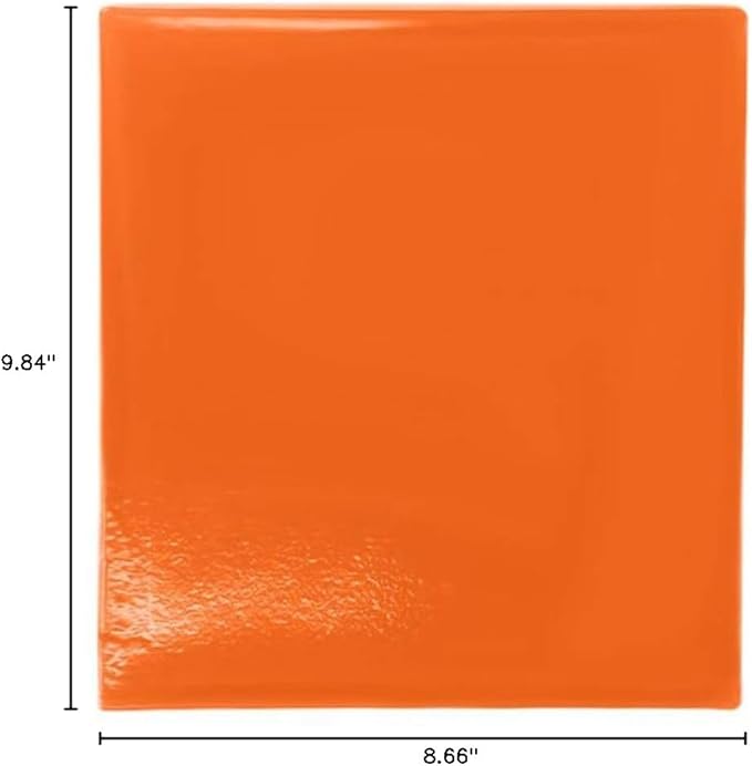 Motorcycle Seat Gel Pad Motorbike Seat Cushionn Shock Absorption Mats Reduce Fatigue Comfortable Soft Cooling Cushion DIY Office Chair Car Seat PadOrange(25 x 22 x 1cm)