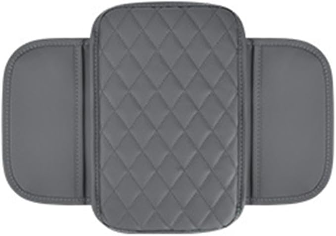 Arm Rest Cover Car for Audi A6 Avant 4G C7 2011 2012 2013 2014 2015 2016 2017 2018, Car Center Console Cushion Pad Comfortable Protector Waterproof Car Accessories,Grey
