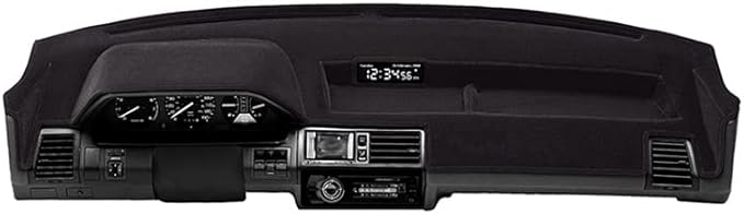 Coverking Dash Cover Mat Pad Custom Designed for Select Chevrolet Equinox Dashboards: Velour Material, Black