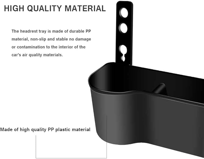 Car Cup Holder Seat Back Headrest Organizer Drink Pocket Food Tray Universal Caddy Storage Box for Cell Phones Keys Cards Wallets