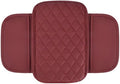 Arm Rest Cover Car for Audi A6 Avant 4G C7 2011 2012 2013 2014 2015 2016 2017 2018, Car Center Console Cushion Pad Comfortable Protector Waterproof Car Accessories,Red