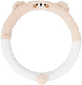 Cute Winter Plush Steering Wheel Cover - Non-Slip Warm Handlebars Decoration for Cars(Plush bear rong)