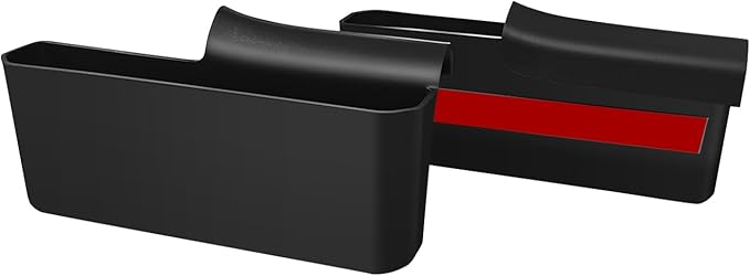 Muslogy for 2025 2024 2023 Pilot Center Console Shifter Storage Box ABS Material Console Side Organizer Left & Right Set Compatible with Honda Pilot 2023-2025