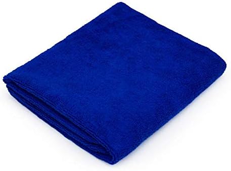 The Rag Company - Car Wash Towel - Professional Microfiber Auto Detailing and Drying Towels, Lint-Free, Streak-Free, Great for General Cleaning, 320gsm, 16in x 27in, Royal Blue (Wholesale Case of 125)