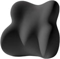 NIRA Memory Foam Lumbar Support Pillow, Back Cushion for Office Chair and Car, Gray (Black)
