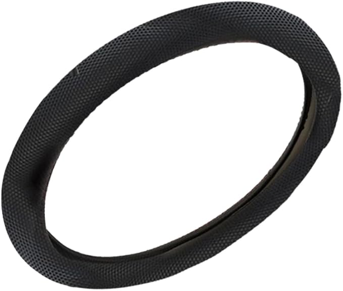 Mytee Products 2 Pack 18" Semi Truck Steering Wheel Cover for Heavy-Duty Trucks - Extra Large Black 18" Steering Wheel Cover Sweatproof, Breathable and Anti-Slip Grip - Vehicle Accessories