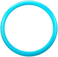 LRITER Car Steering Wheel Cover, Non-Slip Silicone Material, Multiple Color Choices, Universal Auto Parts Steering Wheel Cover, Suitable for Most Cars (Light Blue)
