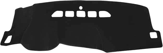 Silverado Dash Cover - For Chevy Silverado/GMC Sierra 1500 2500HD 3500HD 2007-2013 | Suede Dashboard Cover for Silverado Accessories | Non-Slip Silicone Back (Only Fit Models with Two Glove Boxes)