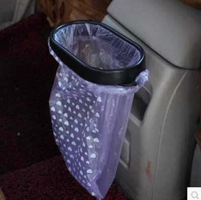 Gigicloud Foldable Car Organizer Frame, Car Trash Bag Holder, Automobile Garbage Bin Hanging Rack, Kitchen Trash Bin Garbage Bags Storage Rack