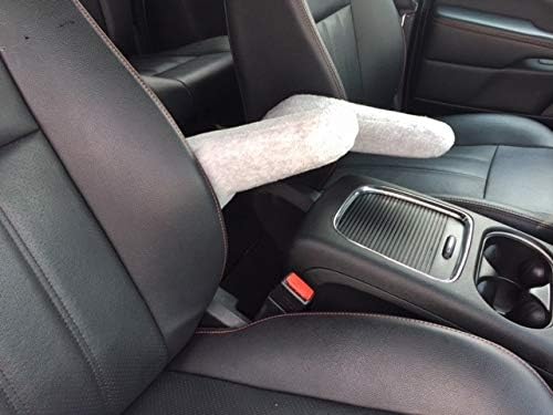 Auto Armrest Covers- Fits The Chrysler Town & Country 2011-2016 Armrest Covers for Front Bucket Seats- Protect Fold Down Armrest Fleece Fabric 1 Pair (XLSLM)