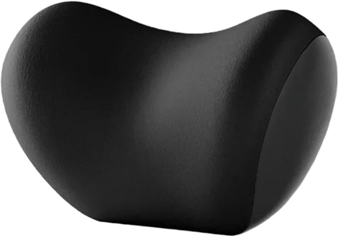 Memory Foam Car Neck Pillow & Waist Cushion - Soft fit for Seat Headrest & Lumbar Support for Comfort(Hb-Gray 1set)