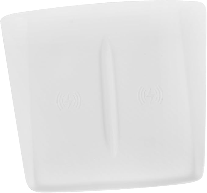 Zerodeko Charging Silicone Mat for Non- Center Console Pad Easy Installation Silicone Mobile Phone Holder White Interior Accessory