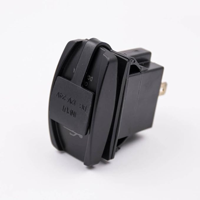 5V 3.1A Dual USB Car Charger Multi Port Socket with Dust Cover Waterproof USB Port USB Charger Socket for Marine Truck Motorcycle Car etc
