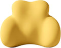 Car Lumbar Support Pillow for BMW i3 Sedan 2025 Memory Foam Back Support Cushion Breathable Car Seat Lumbar Pad Accessories,Yellow