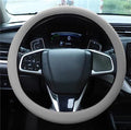 Cool Anti-Slip Silicone Steering Wheel Protector - Universal Car Steering Wheel Protective Cover - Summer Easy to Clean Silicone Car Steering Wheel Cover (Gray)