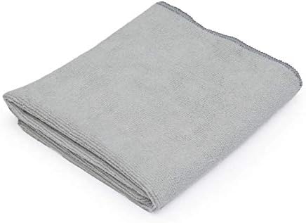 The Rag Company - Car Wash Towel - Professional Microfiber Auto Detailing and Drying Towels, Lint-Free, Streak-Free, Great for General Cleaning, 320gsm, 16in x 27in, Light Grey (Wholesale Case of 125)