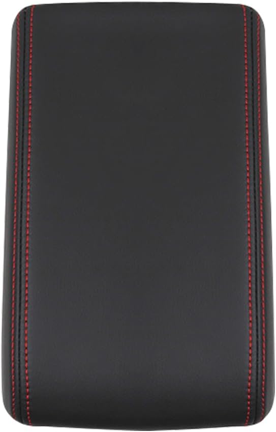 Center Console Cover Compatible with 2025 Subaru Forester Armrest Box Cover Car Interior Accessories Arm Rest Cushion Pad Waterproof Anti Slip Stain Resistant RED Stitching