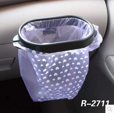 Gigicloud Foldable Car Organizer Frame, Car Trash Bag Holder, Automobile Garbage Bin Hanging Rack, Kitchen Trash Bin Garbage Bags Storage Rack