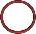 Wood Car Steering Wheel Cover Rubber Inner Ring All Car Universal Four Seasons Universal Thin Fiber Leather Anti-Slip 16 17 18 19inch for Truck (19inch, red)