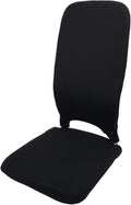 Q QUALITY BRAND COMPANY McCarty's SacroEase MSE5-BLACK – Lumbar Back Support Car Seat Cushion – Black Sacro Premium with Tall 24 Back Lumbar Support for Car Seat use - 16 in. x 15 in. x 24 in. in. -