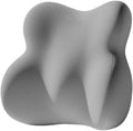 NIRA Memory Foam Lumbar Support Pillow, Back Cushion for Office Chair and Car, Gray (Grey)