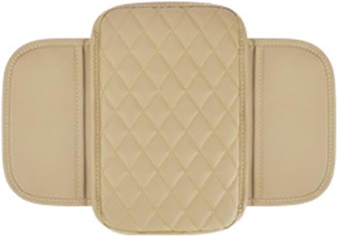Arm Rest Cover Car for Audi A6 Avant 4G C7 2011 2012 2013 2014 2015 2016 2017 2018, Car Center Console Cushion Pad Comfortable Protector Waterproof Car Accessories,Beige