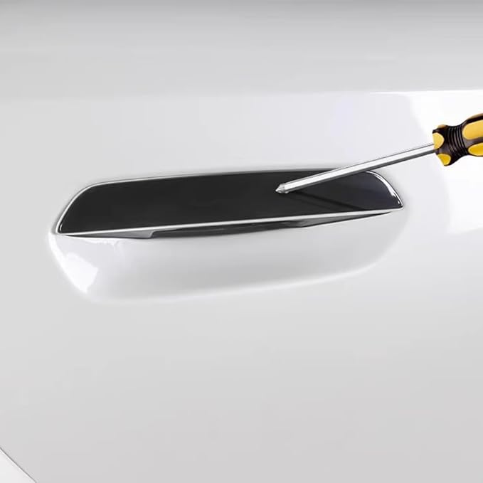Car Exterior Door Handle Sticker Compatible with BMW X3 M50 xDrive 2025 2026, Door Handle Protector Trim (Black)