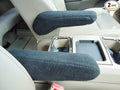 Auto Armrest Covers fits The Chrysler Town & Country 2011-2015 Van - Protect Fold Down Armrest Fleece Fabric - One Pair – Large (SLM) Dark Gray
