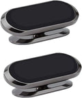 Car Phone Holder 2pcs, Magnetic Car Phone Holder, 360° Rotation Capable, Suitable for General Smartphones