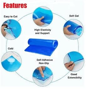 Seat Gel Pad for Motorcycle Car Truck Peterbilt Driver Passenger Seat Cushion Soft Shock Absorption Mats Comfortable Cooling Office Chair Cushion 25 x 25 x 1cm