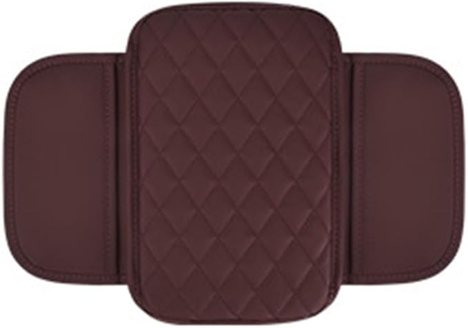 Arm Rest Cover Car for Audi A6 Avant 4G C7 2011 2012 2013 2014 2015 2016 2017 2018, Car Center Console Cushion Pad Comfortable Protector Waterproof Car Accessories,Brown