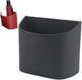 Universal Leather Car Door Cup Holder Trash Can, Leakproof Car Trash Bin,Multifunctional Back Seat Car Organizer for Hold Phones, Snacks, Drinks (A-Black)
