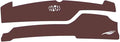 Leather Dashboard Cover Compatible with Ford Mondeo（Short Screen） 2022,Dash Board Cover mat Anti-Slip Sun-Proof and dust-Proof(Brown)