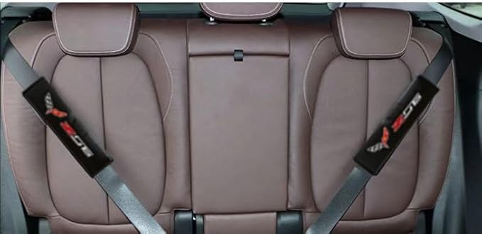 Pair Car Seat Shoulder Corvette Comfortable Driving Safety Belt Cushion Pad for Z06